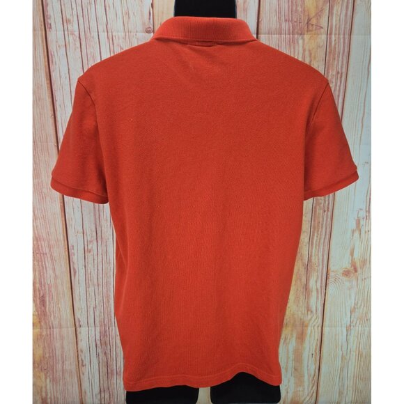 Lacoste Boys Slim Fit Polo Large Orange Cotton - Picture 2 of 8